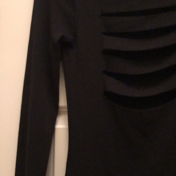 Skull Cashmere Karah Cutout Dress Black S - Picture 13 of 13